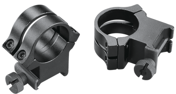 Weaver Mounts Quad Lock Detachable Scope Rings 1" Extra High Matte Black Aluminum - Quick Detach