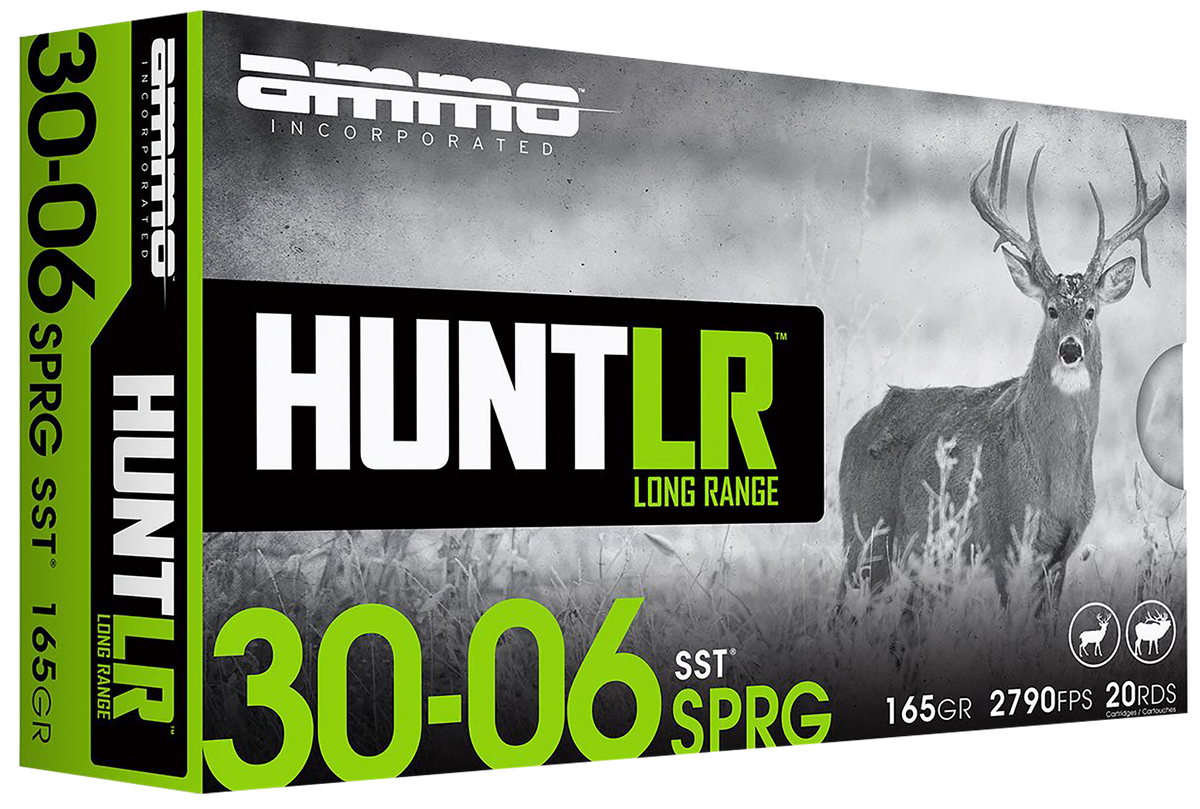 Ammo Inc Hunt Long Range 30-06 Springfield 165gr SST 20-Rd Box/10-Box Case - Box or Case