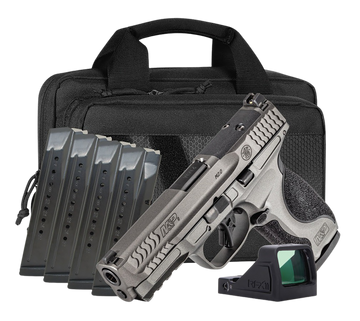 Smith & Wesson M&P9 M2.0 Metal 9mm 4.25" 17+1 Optics-Ready Pistol - Carry On Bundle