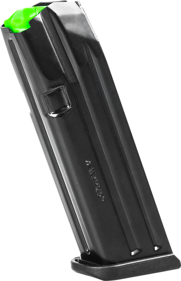 Mec-Gar Glock 17 9mm Luger 18-Rd Black Anti-Friction Steel/Polymer Magazine