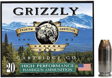 Grizzly Ammo GC4SW4 .40 S&W 180gr Jacketed Hollow Point - Box or Case