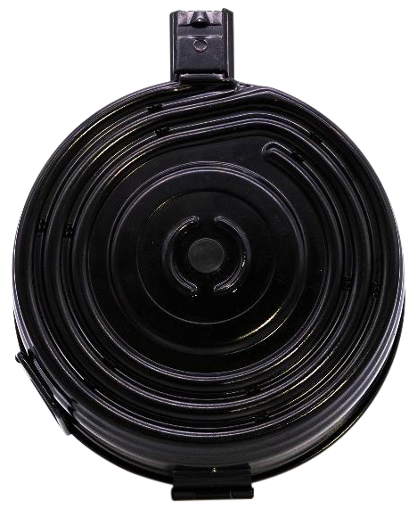 KCI USA KCIMZ004S AK-47 7.62x39mm 75-Rd Drum Magazine - Black Steel