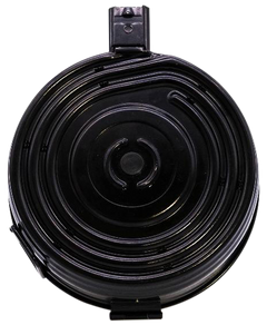 KCI USA KCIMZ004S AK-47 7.62x39mm 75-Rd Drum Magazine - Black Steel