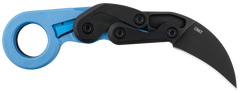 Columbia River Provoke 4041B 2.47" Folding Hawkbill Plain Black Stonewash 4116 SS Blue Metallic Grivory