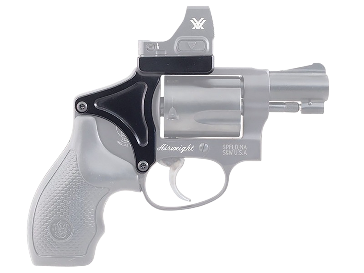 Shield Arms R.O.C. Revolver Optic Conversion S&W 442/642 J-Frame Anodized Aluminum RMR Mount - Black