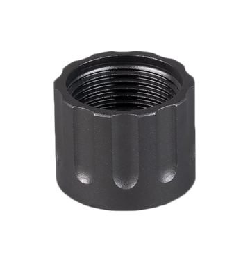 SilencerCo AC6 Delta Thread Protector 1/2x28 Stainless Steel Black Oxide