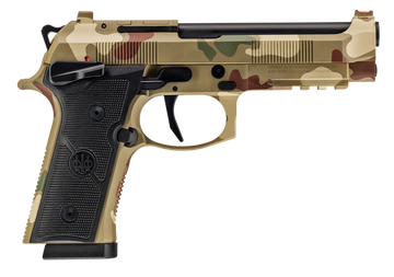 Beretta 92XI SAO 9mm Luger 4.7" 18+1 Semi-Auto Pistol - Frog Skin