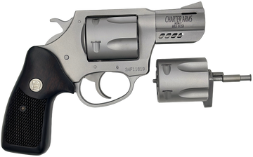 Charter Arms Double Dog Large 9mm Luger/357 Mag/38 Special 2.20" 5-Shot DA/SA Revolver - Stainless/Walnut