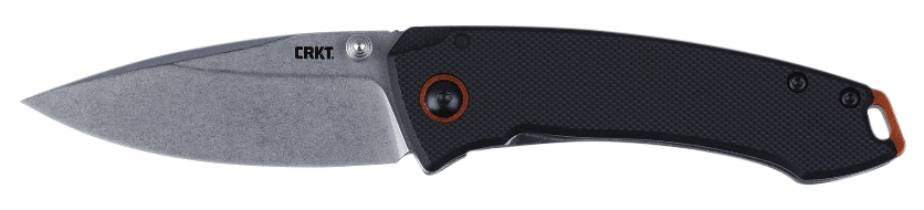 Columbia River 2522 Tuna Compact 2.73" Folding Drop Point Plain Stonewashed 8Cr13MoV Black G10/SS Handle