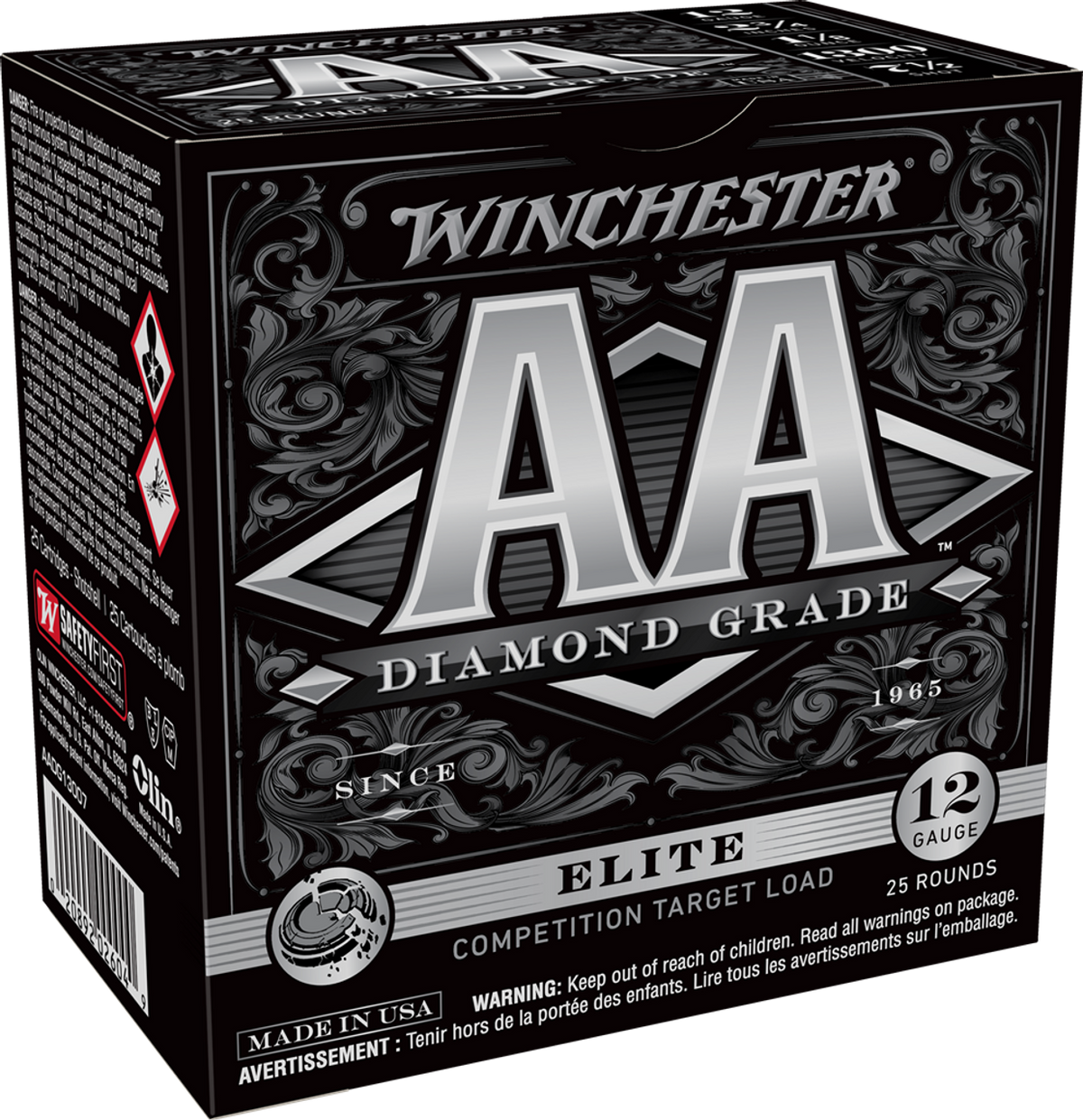 Winchester Ammo AA Diamond Grade 12 Gauge 2.75" 1-1/8 oz 7.5 Shot 25 Rd - Box or Case