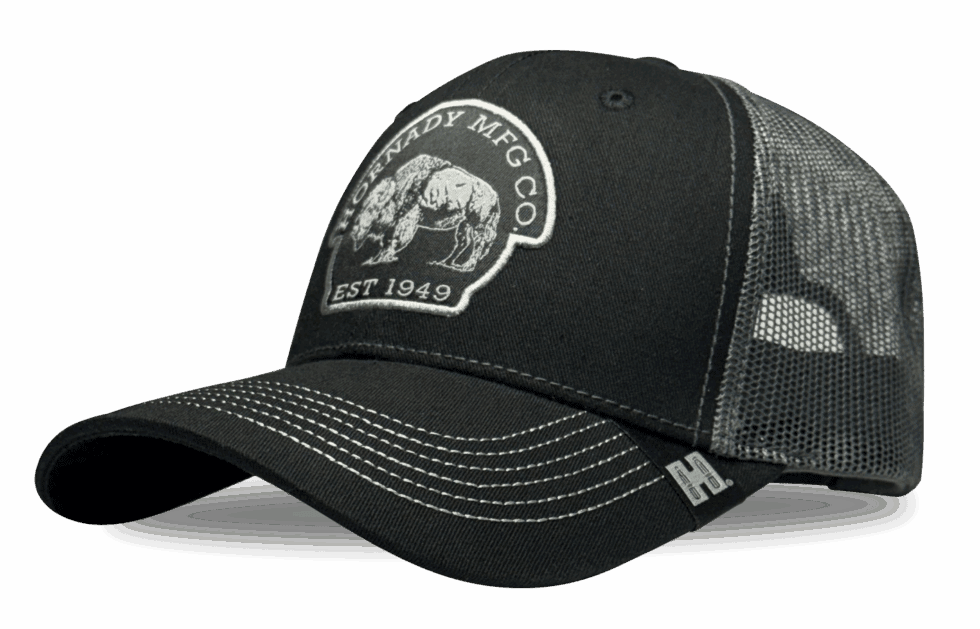 Horizon Design Hornady Bison Trucker Hat Black/Charcoal OSFA