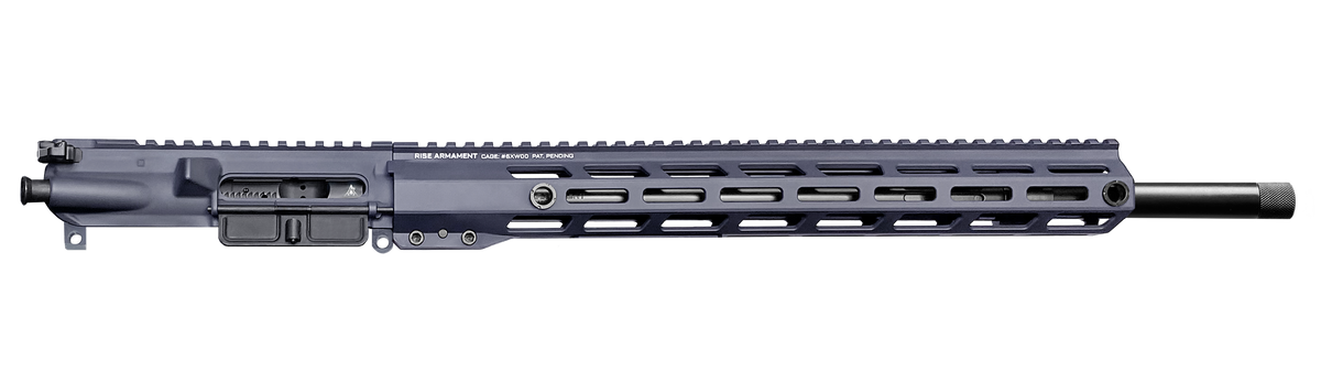 Rise Armament AR-15 6mm ARC 18" Complete Upper Receiver - Gray Cerakote