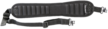 Bulldog BD837 Ribbed Rifle Sling w/ Deluxe Locking Swivels - Black