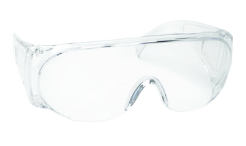 Walkers Game Ear Sport Glasses Full Coverage Clear Lens Polycarbonate Clear Frame