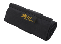 US PeaceKeeper Small Punch Roll Black Nylon - 14 Pockets, Hook and Loop