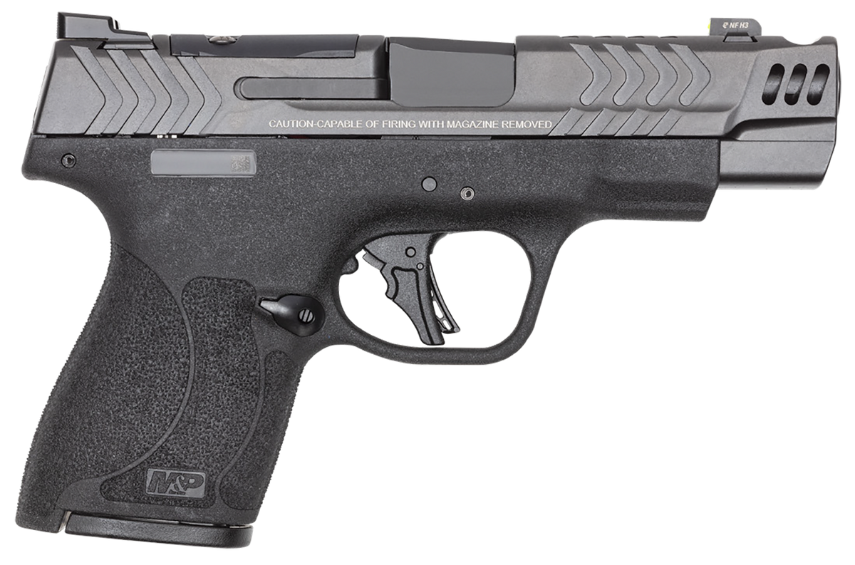 Smith & Wesson M&P9 Shield Plus Performance Center Carry Comp 9mm Luger 4" 10+1 Striker-Fired Pistol