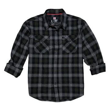 Horizon Design Hornady Gear 32213 Flannel Shirt Large Olive/Black/Gray Cotton/Polyester Relaxed Fit