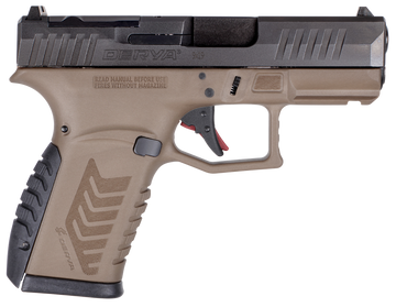 Derya Firearms DY9Z 9mm Luger 3.5" 15+1 Semi-Auto Pistol - Barrett Brown/Black