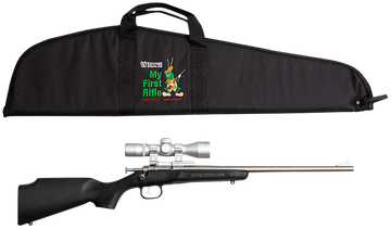 Crickett My First Rifle Package 22 S/L/LR 16.10" 1-Rd Bolt Action Rifle w/ 4x32 Scope