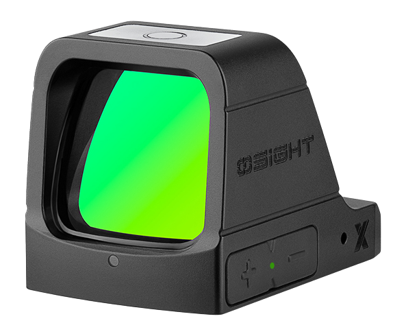 OSIGHT X GN Open Reflex Sight 3 MOA Dot / 32 MOA Circle Green Multi-Reticle - RMR Footprint