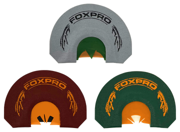 Foxpro Beardtaker Combo 3-Pack Diaphragm Turkey Call - Gray/Green/Red