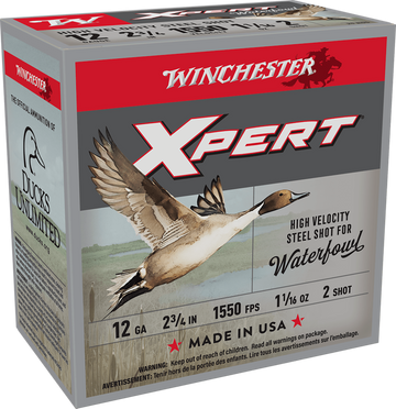 Winchester Ammo Super X Xpert High Velocity 12 Gauge 2.75" 1-1/16 oz #2 Shot 25 Rd - Box or Case