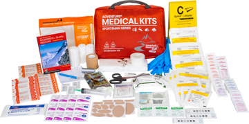Adventure Medical Kits Sportsman 400 Medical Kit 1-10 People - Red