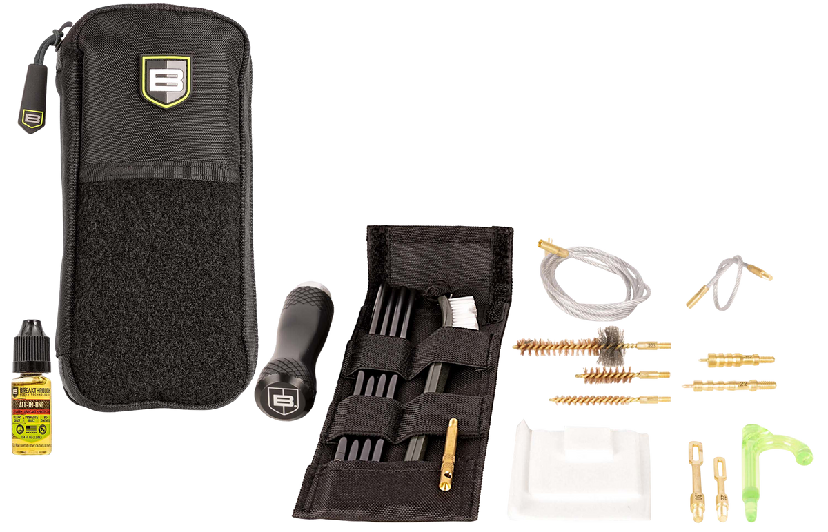 Breakthrough Clean Badge Rod/Pull Thru Kit 5.56mm/9mm - 20 Piece