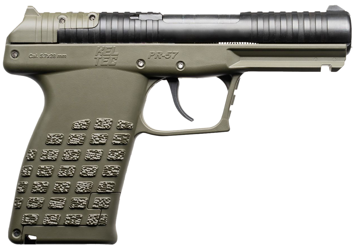 Kel-Tec PR57 5.7x28mm 4.64" 20+1 Semi-Auto Pistol - OD Green