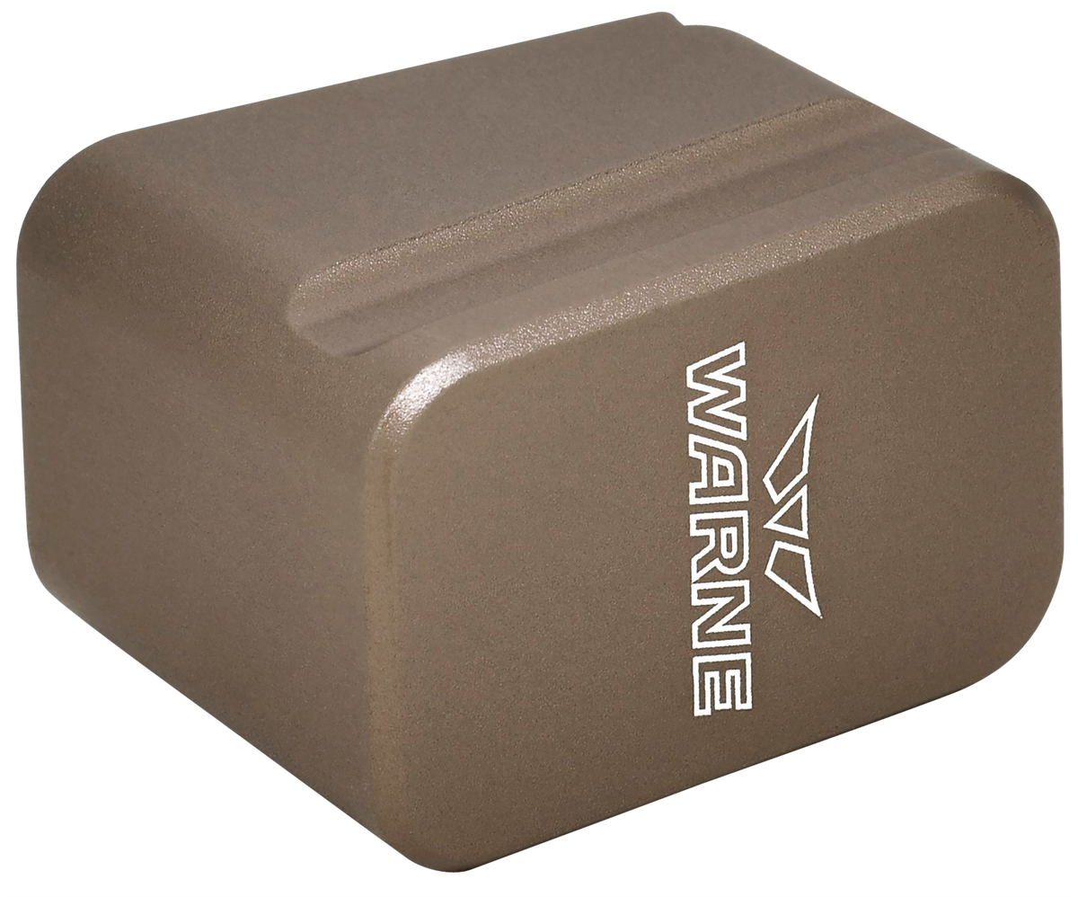 Warne Magazine Extension 9mm Luger/.40 S&W +5/+4 for Glock 19/23 - Flat Dark Earth