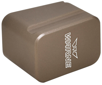 Warne Magazine Extension 9mm Luger/.40 S&W +5/+4 for Glock 19/23 - Flat Dark Earth