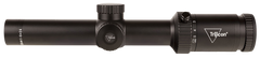Trijicon Credo HX 1-6x24mm 30mm Tube Illuminated Green BDC Hunter Holds .223 Reticle Riflescope - Satin Black