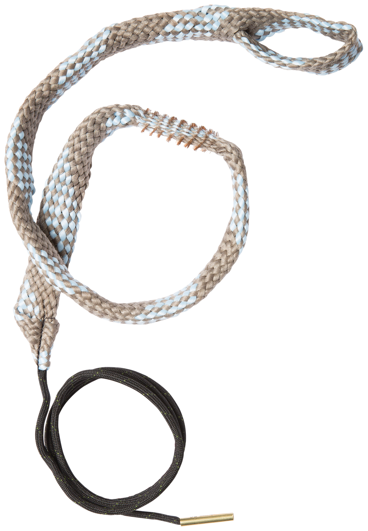 Hoppes BoreSnake Den .50/.54 Cal Rifle Bore Cleaner Rope - Bronze Bristle