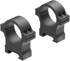 Leupold Open Range Cross-Slot 30mm High Matte Black Aluminum Scope Ring Set