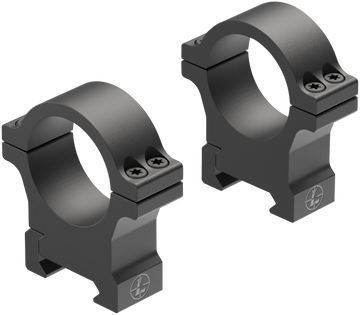 Leupold Open Range Cross-Slot 30mm High Matte Black Aluminum Scope Ring Set