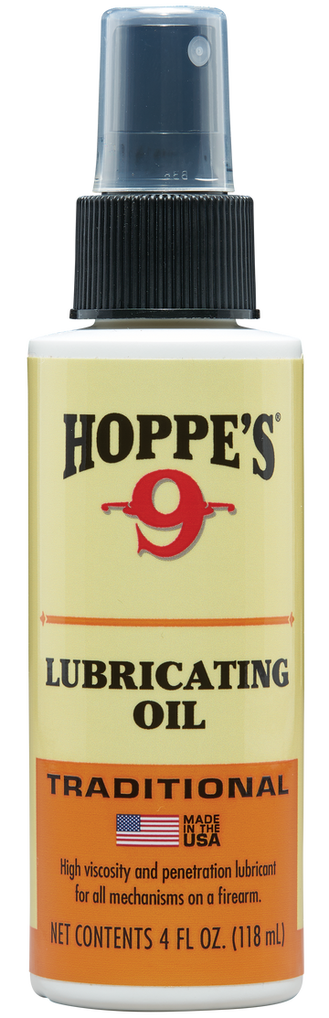 Hoppes 1004 No. 9 Lubricating Oil 4 oz Pump Bottle