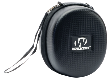 Walkers Game Ear Muff Protective Case - Black EVA w/ Lanyard