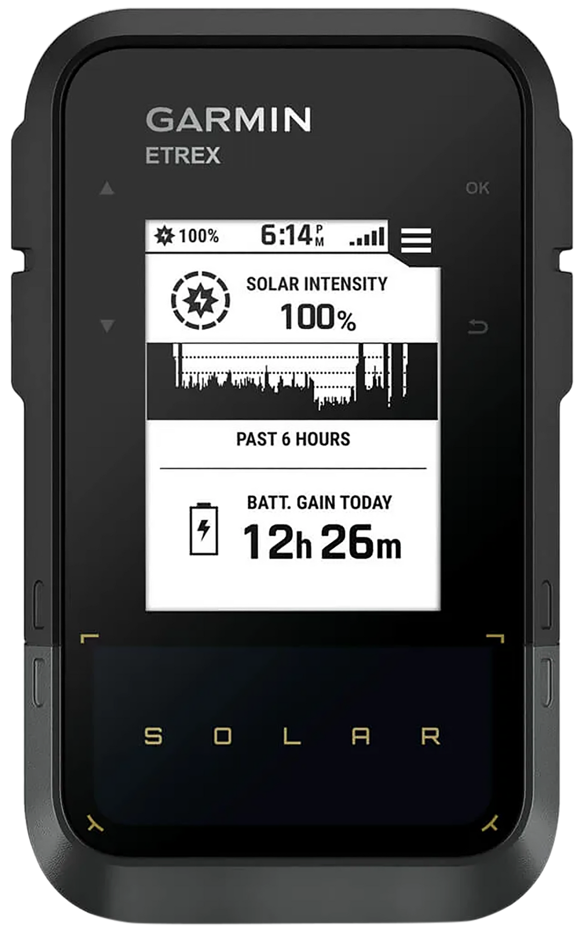 Garmin eTrex Solar Handheld GPS Navigator 2.2" Display Multi-Band Digital Compass