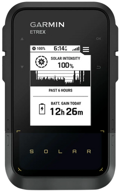 Garmin eTrex Solar Handheld GPS Navigator 2.2" Display Multi-Band Digital Compass