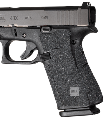 Hogue Wrapter Grit Adhesive Rubber Grip Glock 43X/48 Black