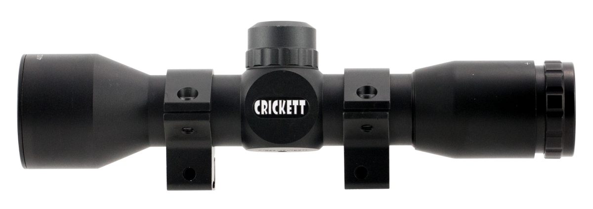 Crickett KSA054 Quick Focus 4x32mm 1" Tube Rifle Scope w/ Mil-Dot Reticle & Rings