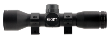Crickett KSA054 Quick Focus 4x32mm 1" Tube Rifle Scope w/ Mil-Dot Reticle & Rings