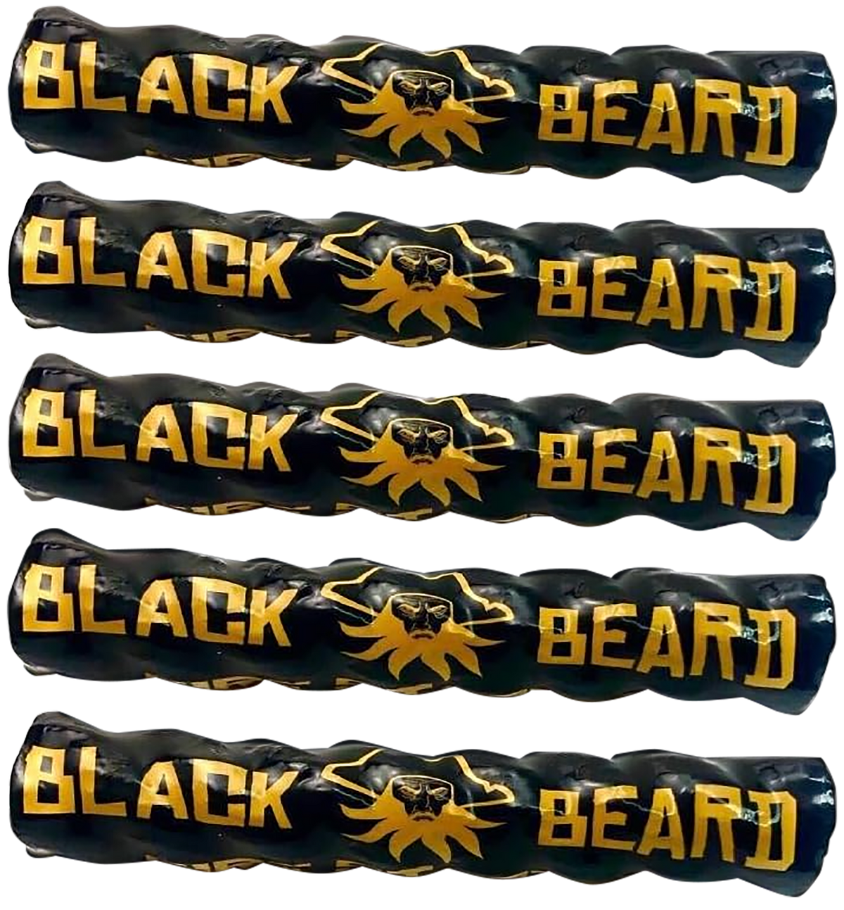 Black Beard Fire Starters Fire Rope 5-Pack Black