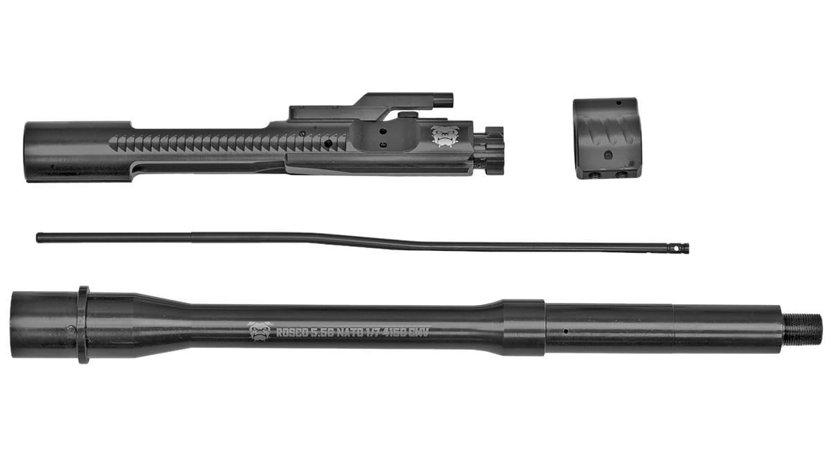 Rosco Manufacturing Bloodline Sauce Pack AR-15 5.56 NATO 14.5" Mid-Length Barrel Bundle