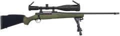 Mossberg Patriot Night Train 300 Win Mag 24" 3+1 Bolt Action Rifle - 6-24x50mm Scope & Bipod