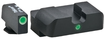 Ameriglo GL101 i-Dot Night Sight Set for Glock - Green Tritium White Outline Front / Green Tritium Rear