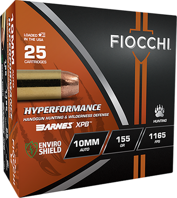 Fiocchi Hyperformance 10mm 155gr XPB 25 Bx/8 Cs - Box or Case