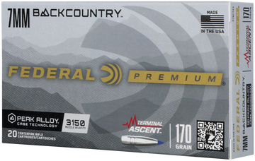 Federal BackCountry 7mm BC 170gr Terminal Ascent 20rd - Box or Case