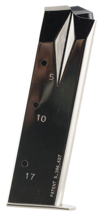 Mec-Gar MGRP8517N Ruger P85/P89/P93/P94/P95 9mm Luger 17-Round Nickel Detachable Magazine