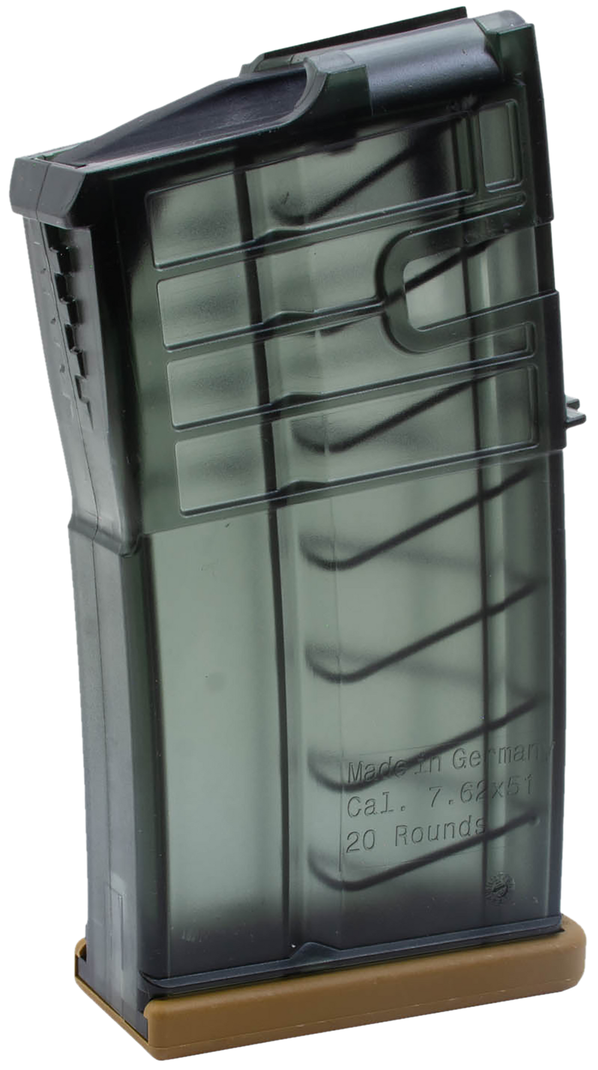 HK 417 7.62x51mm NATO 20-Rd Clear Smoke Polymer Magazine